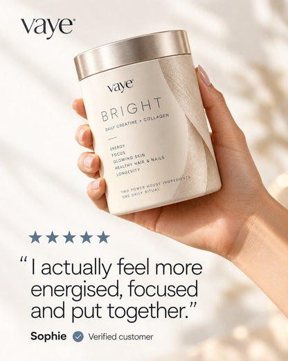 VAYE Bright - Creatine + Collagen for Brain & Glow